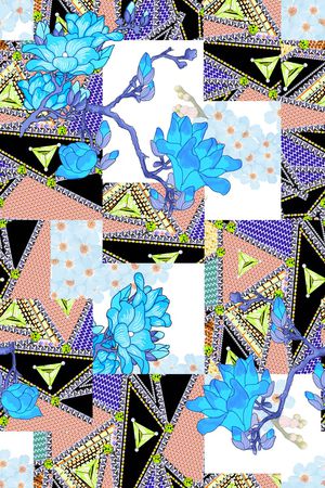 几何印花华亿平台图片