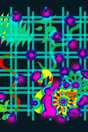 几何印花华亿平台图片