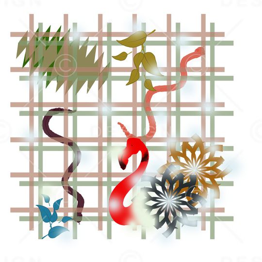 几何印花华亿平台图片