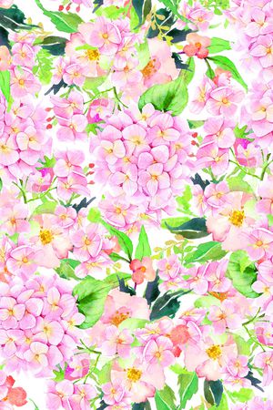 满地花卉印花华亿平台图片