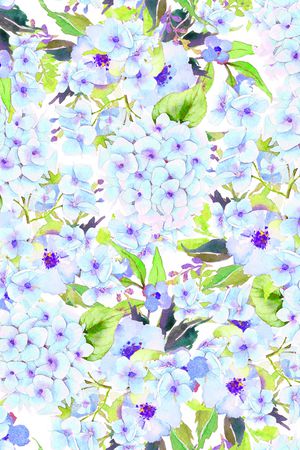 满地花卉印花华亿平台图片