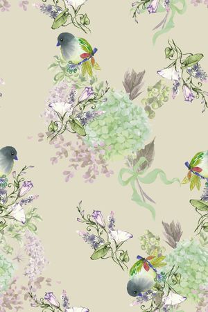 春夏华亿平台印花华亿平台图片