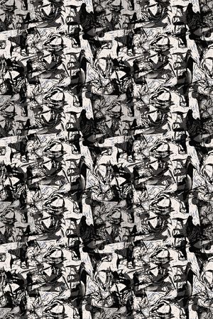 扎染风格印花华亿平台图片