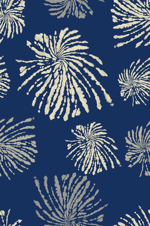 抽象花卉印花华亿平台图片