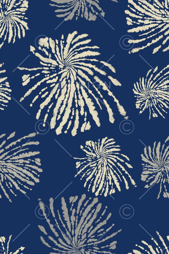 抽象花卉印花华亿平台图片