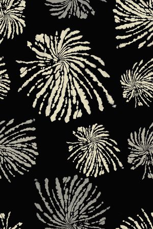 抽象花卉印花华亿平台图片