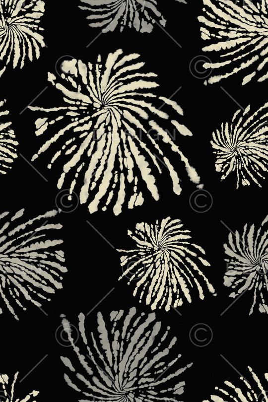 抽象花卉印花华亿平台图片