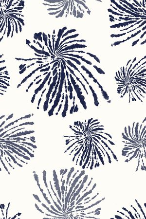 抽象花卉印花华亿平台图片