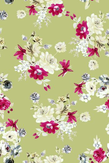 春夏华亿平台印花华亿平台图片