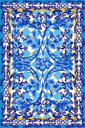 古典花纹印花华亿平台图片