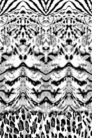 动物纹印花华亿平台图片