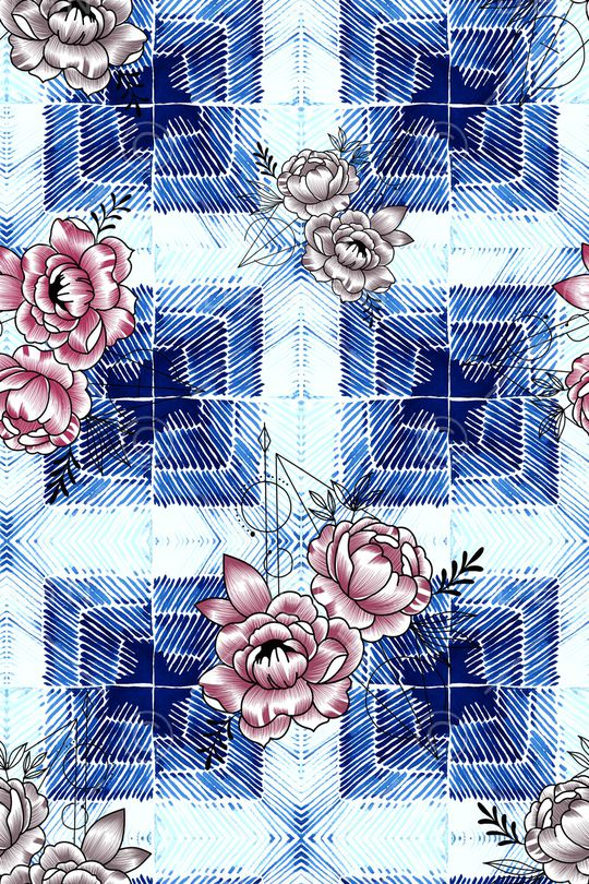 几何印花华亿平台图片