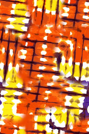 扎染华亿平台印花华亿平台图片