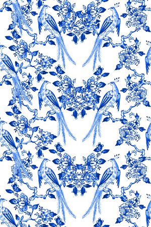 树枝印花华亿平台图片