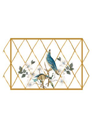 花鸟印花华亿平台图片