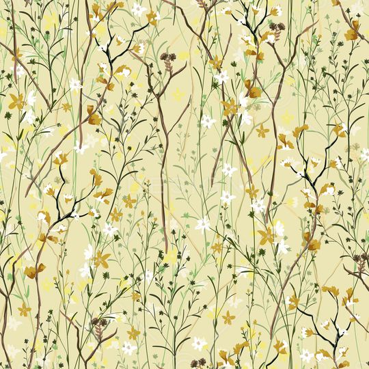 手绘花卉印花华亿平台图片