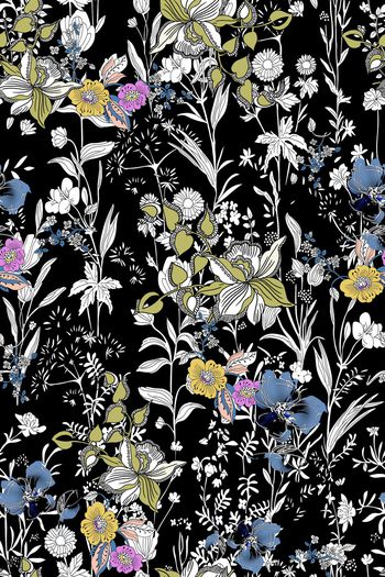 春夏华亿平台印花华亿平台图片