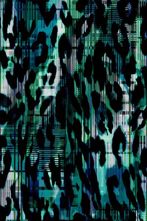 动物纹印花华亿平台图片