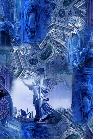 抽象男装印花华亿平台图片