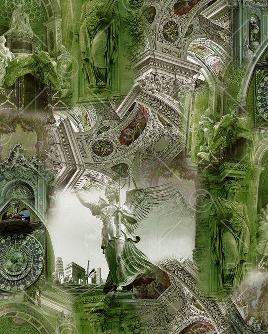 抽象男装印花华亿平台图片