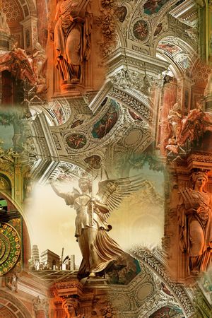 抽象男装印花华亿平台图片