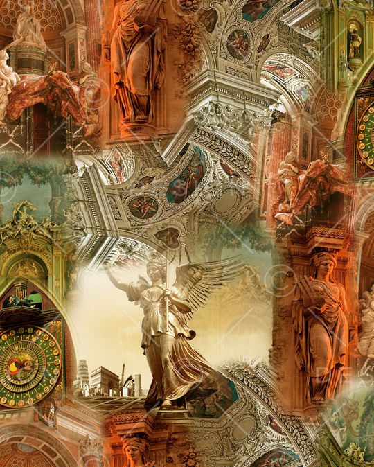 抽象男装印花华亿平台图片