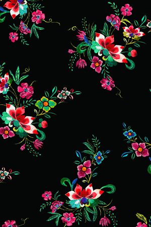 民族风印花华亿平台图片