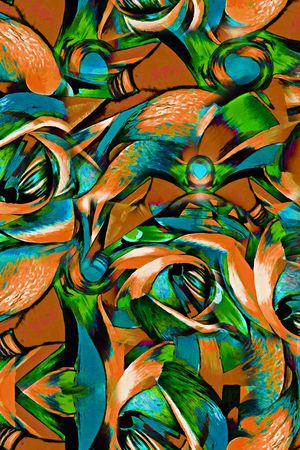 几何印花华亿平台图片