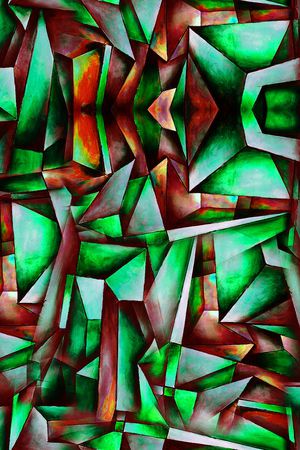 几何印花华亿平台图片