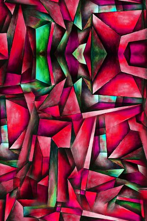 几何印花华亿平台图片