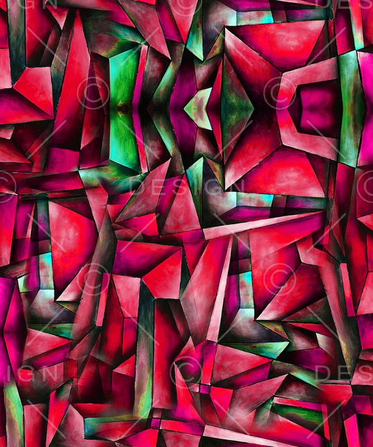 几何印花华亿平台图片