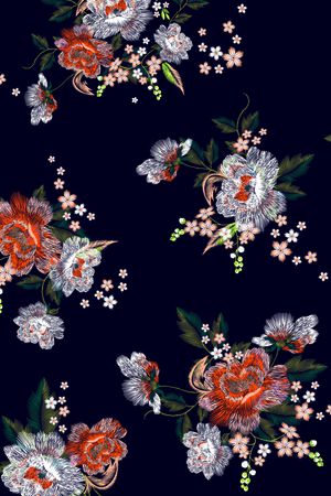 绣花华亿平台印花华亿平台图片