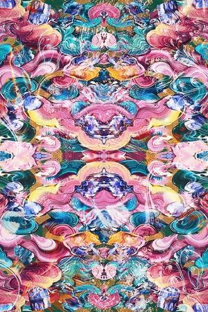 抽象印花华亿平台图片