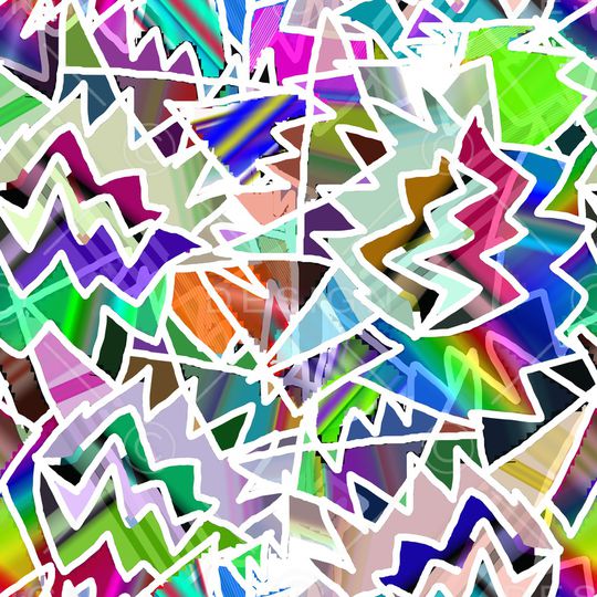 几何印花华亿平台图片