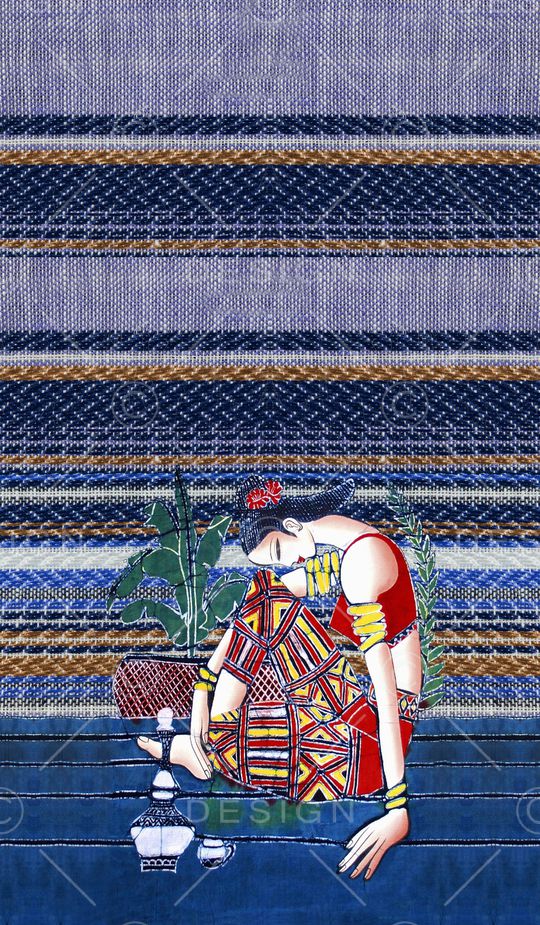 几何印花华亿平台图片