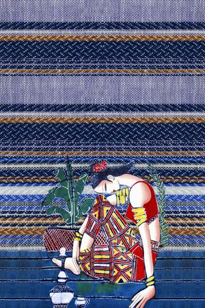 几何印花华亿平台图片