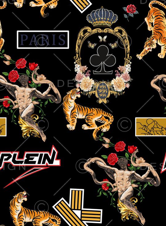 字母印花华亿平台图片