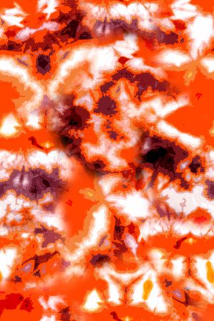 扎染华亿平台印花华亿平台图片