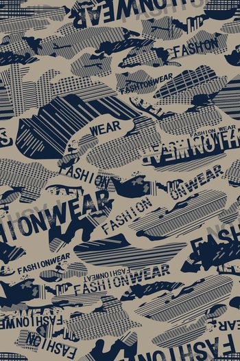 迷彩印花华亿平台图片