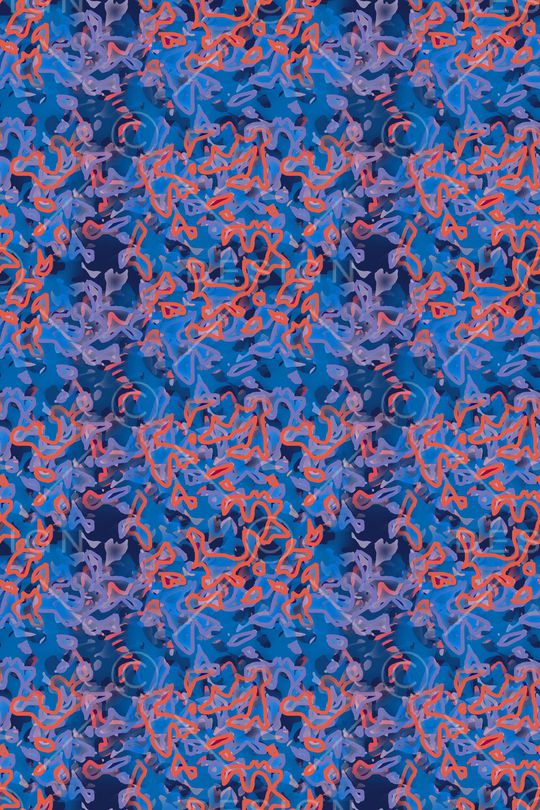 抽象花卉印花华亿平台图片