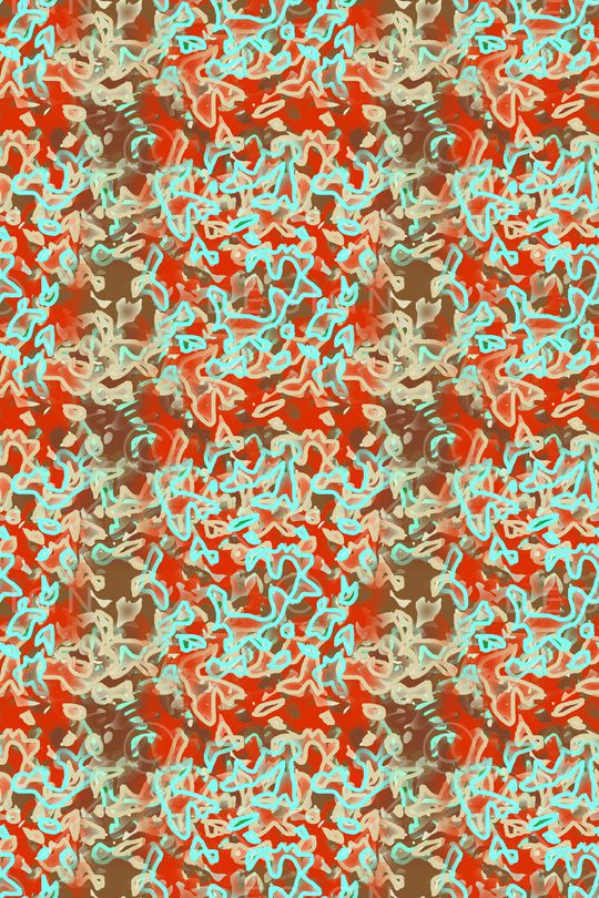 抽象花卉印花华亿平台图片