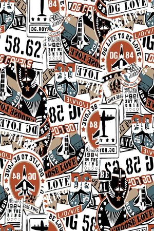 字母印花华亿平台图片