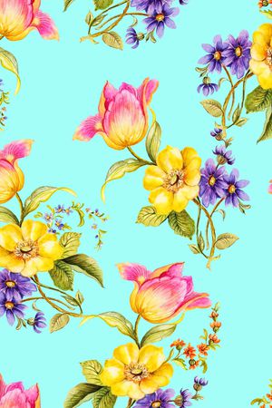 春夏华亿平台印花华亿平台图片