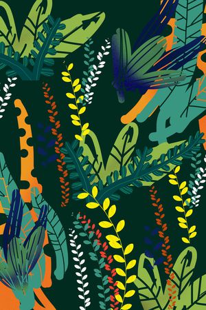 抽象花卉印花华亿平台图片