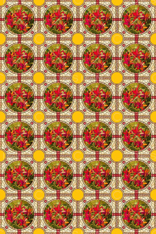 几何印花华亿平台图片