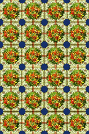 几何印花华亿平台图片