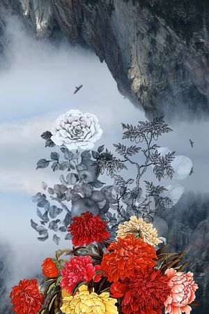 大牌风印花华亿平台图片