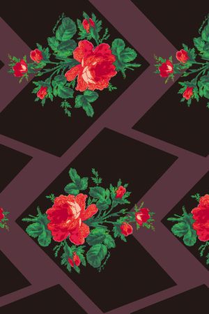 几何印花华亿平台图片