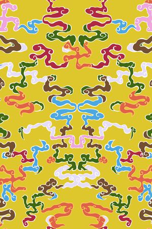 抽象印花华亿平台图片