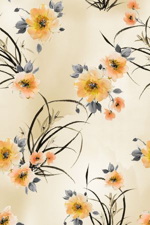 兰花印花华亿平台图片